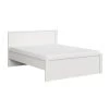 Brw Lits Lit 160x200 Tête De Lit Haut Blanc -Sommiers Soldes lit 160x200 tete de lit haut blanc