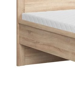 Brw Lits Lit 160x200 Tête De Lit Haut Naturel -Sommiers Soldes lit 160x200 tete de lit haut naturel 2