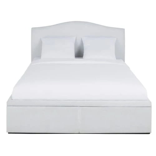 Maisons Du Monde Lits Lit 180x200 Beige Grisé 3 Maisons Du Monde Lits Lit 180x200 Beige Grisé