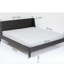 Kare Design Lits Lit 180x200 En Chêne Noir -Sommiers Soldes lit 180x200 en chene noir 4
