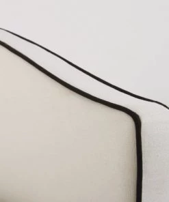 Maisons Du Monde Lits Lit 180x200 En Lin Blanc -Sommiers Soldes lit 180x200 en lin blanc 1000 10 36 187775 4