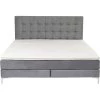 Kare Design Lits Lit 180x200 En Velours Gris -Sommiers Soldes lit 180x200 en velours gris 10