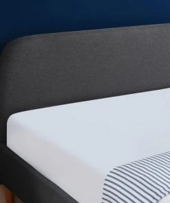 Homifab Lits Lit 180x200 Gris Foncé Avec Sommier à Lattes Et Tête De Lit -Sommiers Soldes lit 180x200 gris fonce avec sommier a lattes et tete de lit 3