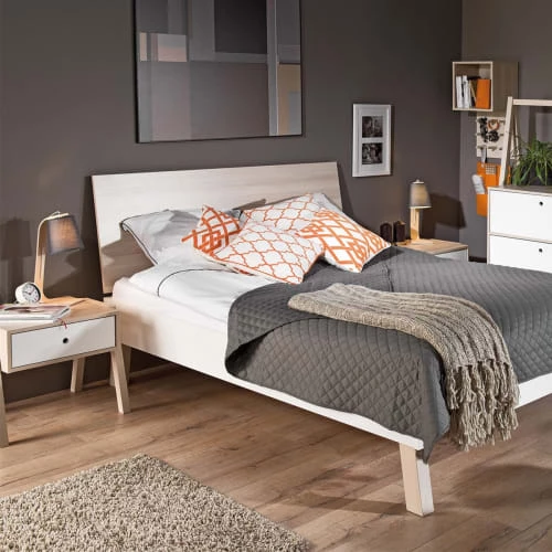 Vox Lits Lit 180x200cm Blanc 4 Vox Lits Lit 180x200cm Blanc – Image 2