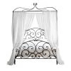 Maisons Du Monde Lits Lit à Baldaquin 160x200 En Métal Marron -Sommiers Soldes lit a baldaquin 160x200 en metal marron 1000 4 14 50140144 1