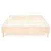 Homifab Lits Lit Adulte 160x200 Cm Effet Chêne + Sommier à Lattes -Sommiers Soldes lit adulte 160x200 cm effet chene sommier a lattes