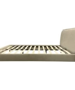 DIVA SALON Lits Good Is Beautiful Lit Avec Sommier 2 Places En Tissu Beige Sable -Sommiers Soldes lit avec sommier 2 places en tissu beige sable 2