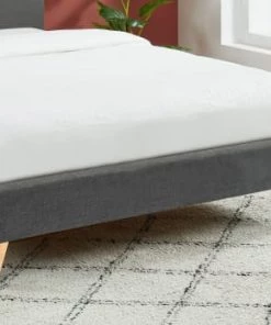 DIVA SALON Lits Good Is Beautiful Lit Avec Sommier 2 Places En Tissu Gris Souris 13 DIVA SALON Lits Good Is Beautiful Lit Avec Sommier 2 Places En Tissu Gris Souris -Sommiers Soldes lit avec sommier 2 places en tissu gris souris 5