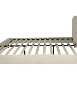 DIVA SALON Lits Good Is Beautiful Lit Avec Sommier 2 Places En Velours Beige Sable -Sommiers Soldes lit avec sommier 2 places en velours beige sable 2