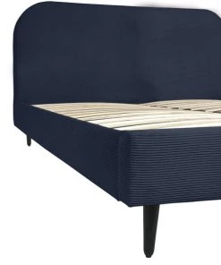 DIVA SALON Lits Good Is Beautiful Lit Avec Sommier 2 Places En Velours Bleu Nuit 11 DIVA SALON Lits Good Is Beautiful Lit Avec Sommier 2 Places En Velours Bleu Nuit -Sommiers Soldes lit avec sommier 2 places en velours bleu nuit 39