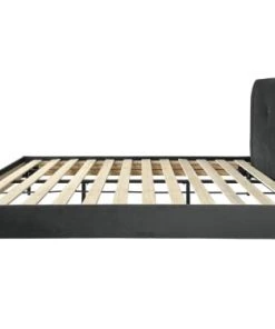 DIVA SALON Lits Good Is Beautiful Lit Avec Sommier 2 Places En Velours Gris Foncé -Sommiers Soldes lit avec sommier 2 places en velours gris fonce 10