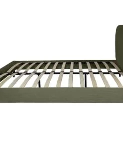 DIVA SALON Lits Good Is Beautiful Lit Avec Sommier 2 Places En Velours Kaki -Sommiers Soldes lit avec sommier 2 places en velours kaki 2