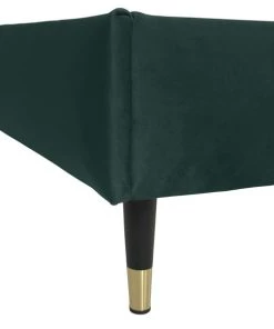 DIVA SALON Lits Good Is Beautiful Lit Avec Sommier 2 Places En Velours Vert Bouteille -Sommiers Soldes lit avec sommier 2 places en velours vert bouteille 21