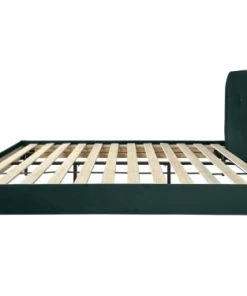 DIVA SALON Lits Good Is Beautiful Lit Avec Sommier 2 Places En Velours Vert Bouteille -Sommiers Soldes lit avec sommier 2 places en velours vert bouteille 8