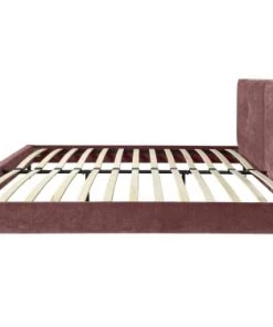 DIVA SALON Lits Good Is Beautiful Lit Avec Sommier 2 Places En Velours Vieux Rose 11 DIVA SALON Lits Good Is Beautiful Lit Avec Sommier 2 Places En Velours Vieux Rose -Sommiers Soldes lit avec sommier 2 places en velours vieux rose 3