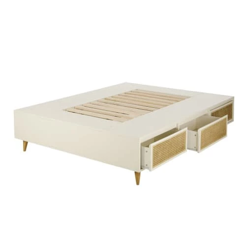 Maisons Du Monde Lits Lit Avec Sommier à Lattes 6 Tiroirs 160x200 7 Maisons Du Monde Lits Lit Avec Sommier à Lattes 6 Tiroirs 160x200 – Image 5