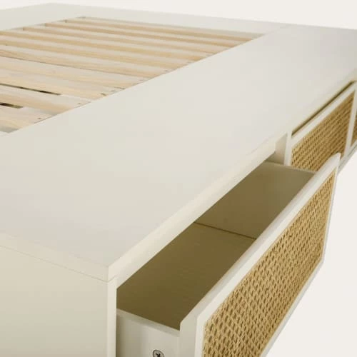 Maisons Du Monde Lits Lit Avec Sommier à Lattes 6 Tiroirs 160x200 8 Maisons Du Monde Lits Lit Avec Sommier à Lattes 6 Tiroirs 160x200 – Image 6