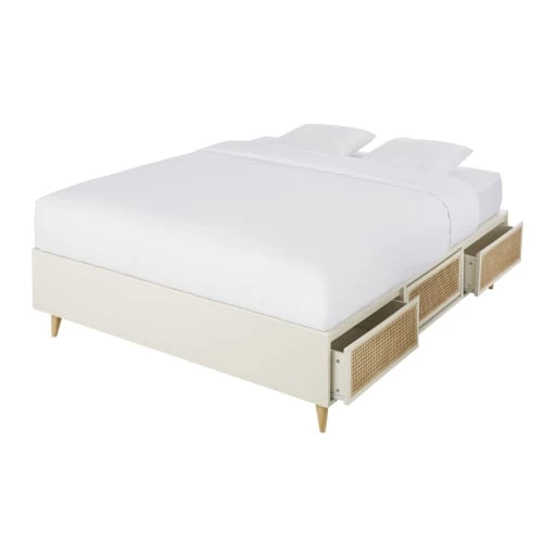 Maisons Du Monde Lits Lit Avec Sommier à Lattes 6 Tiroirs 160x200 4 Maisons Du Monde Lits Lit Avec Sommier à Lattes 6 Tiroirs 160x200 – Image 2