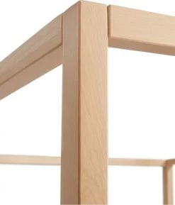 Skandica Lits Lit Baldaquin Tête De Lit Et Sommier Hêtre Massif 140x200cm -Sommiers Soldes lit baldaquin tete de lit et sommier hetre massif 140x200cm 4