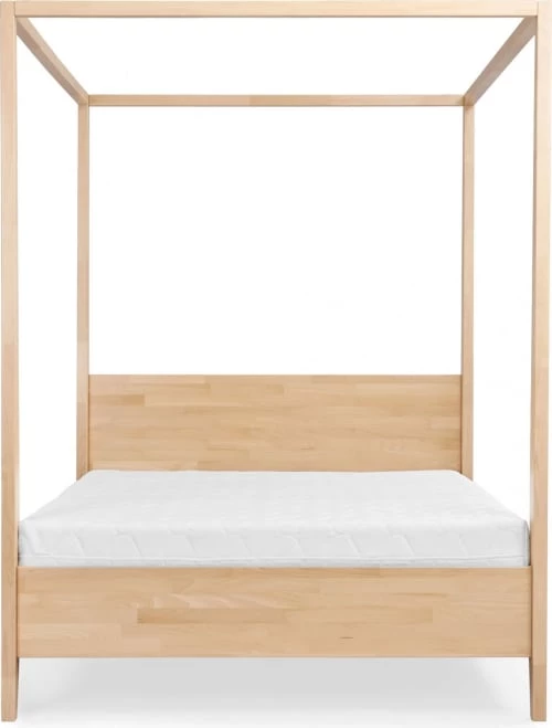 Skandica Lits Lit Baldaquin Tête De Lit Et Sommier Hêtre Massif 160x200cm 5 Skandica Lits Lit Baldaquin Tête De Lit Et Sommier Hêtre Massif 160x200cm – Image 3