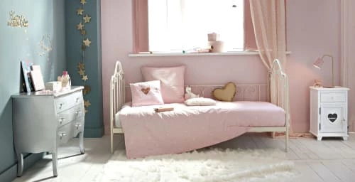 Maisons Du Monde Lits Lit Banquette 90x190 En Métal Ivoire 4 Maisons Du Monde Lits Lit Banquette 90x190 En Métal Ivoire – Image 2