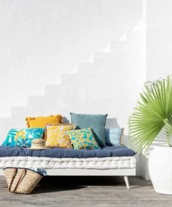 Maisons Du Monde Lits Lit Banquette 90x190 En Pin Blanc -Sommiers Soldes lit banquette 90x190 en pin blanc 1000 4 26 150250 17