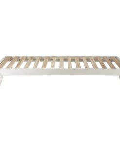 Maisons Du Monde Lits Lit Banquette 90x190 En Pin Blanc
