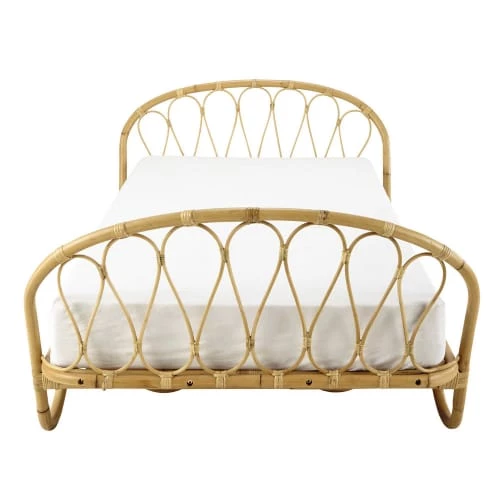 Maisons Du Monde Lits Lit Banquette 90x190 En Rotin 4 Maisons Du Monde Lits Lit Banquette 90x190 En Rotin – Image 2