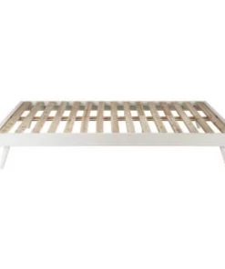 Maisons Du Monde Lits Lit Vintage 140x190 Avec Sommier à Lattes 13 Maisons Du Monde Lits Lit Vintage 140x190 Avec Sommier à Lattes -Sommiers Soldes lit banquette style scandinave 140x190 en pin blanc sixties 1000 3 25 150249 1