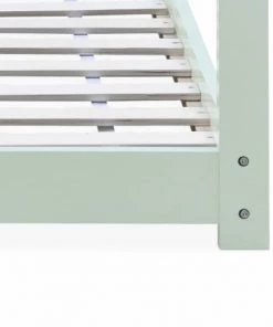 Alice's Garden Lits Lit Cabane Enfant 90x190 En Pin Vert Céladon -Sommiers Soldes lit cabane enfant 90x190 en pin vert celadon 4