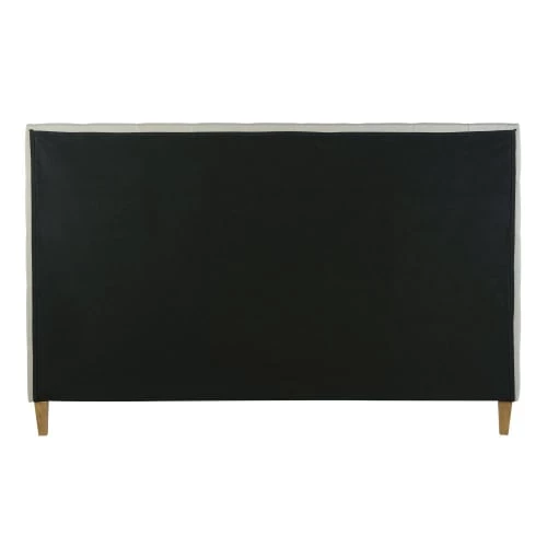 Maisons Du Monde Lits Lit Capitonné En Lin Avec Sommiers à Lattes 180x200 4 Maisons Du Monde Lits Lit Capitonné En Lin Avec Sommiers à Lattes 180x200 – Image 2