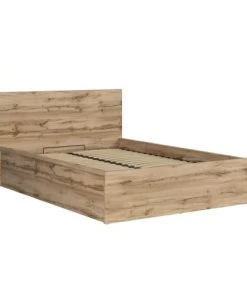 Brw Lits Lit Coffre 140x200 Sommier Inclus Naturel -Sommiers Soldes lit coffre 140x200 sommier inclus naturel 2