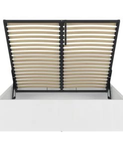 Brw Lits Lit Coffre 160x200 Sommier Inclus Blanc -Sommiers Soldes lit coffre 160x200 sommier inclus blanc 1