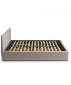 Bellecour Lits Lit Coffre 180x200 Coloris Gris -Sommiers Soldes lit coffre 180x200 coloris gris 3