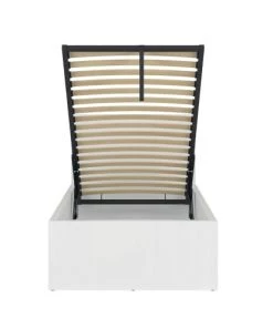 Sommiers Soldes -Sommiers Soldes lit coffre 90x200 sommier inclus blanc 1