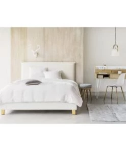 Maisons Du Monde Lits Lit Coffre Avec Sommier à Lattes 160x200 Blanc -Sommiers Soldes lit coffre avec sommier a lattes 160x200 blanc 1000 3 38 146900 6