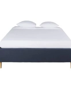 Maisons Du Monde Lits Lit Coffre Avec Sommier à Lattes Bleu Foncé 140x190