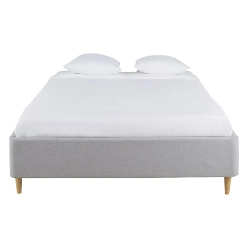 Maisons Du Monde Lits Lit Coffre Avec Sommier à Lattes Gris Clair 140x190 3 Maisons Du Monde Lits Lit Coffre Avec Sommier à Lattes Gris Clair 140x190