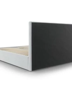 Micadoni Home Lits Lit Coffre Avec Tête De Lit 140x200 Cm En Velours Gris Clair -Sommiers Soldes lit coffre avec tete de lit 140x200 cm en velours gris clair 8