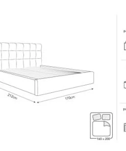 Micadoni Home Lits Lit Coffre Avec Tête De Lit 160x200 Cm En Velours Bleu Roi -Sommiers Soldes lit coffre avec tete de lit 160x200 cm en velours bleu roi 4