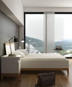 Skandica Lits Lit Coffre Avec Tête De Lit Sommier Massif Blanc 90x200cm 7 Skandica Lits Lit Coffre Avec Tête De Lit Sommier Massif Blanc 90x200cm -Sommiers Soldes lit coffre avec tete de lit sommier massif blanc 90x200cm 1