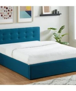 Homifab Lits Lit Coffre Bleu Canard 140x190 Avec Sommier Et Tête De Lit 13 Homifab Lits Lit Coffre Bleu Canard 140x190 Avec Sommier Et Tête De Lit -Sommiers Soldes lit coffre bleu canard 140x190 avec sommier et tete de lit 5