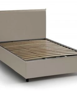 Talamo Italia Lits Lit Coffre Cm 140x190 En éco-cuir Marron -Sommiers Soldes lit coffre cm 140x190 en eco cuir marron 13