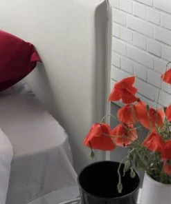 Talamo Italia Lits Lit Coffre Cm 140x190 En Tissu Blanc -Sommiers Soldes lit coffre cm 140x190 en tissu blanc 9