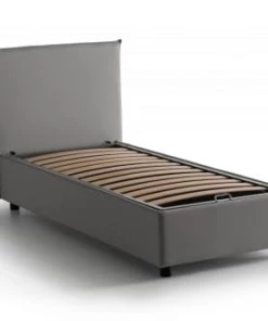 Talamo Italia Lits Lit Coffre Cm 140x190 En Tissu Gris -Sommiers Soldes lit coffre cm 140x190 en tissu gris 23