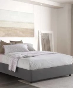 Talamo Italia Lits Lit Coffre Cm 140x190 En Tissu Gris -Sommiers Soldes lit coffre cm 140x190 en tissu gris 8