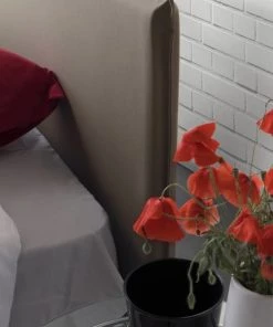 Talamo Italia Lits Lit Coffre Cm 140x190 En Tissu Marron -Sommiers Soldes lit coffre cm 140x190 en tissu marron 9