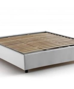 Talamo Italia Lits Lit Coffre Cm 140x200 En Tissu Blanc -Sommiers Soldes lit coffre cm 140x200 en tissu blanc 15