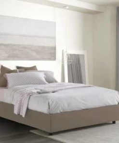 Talamo Italia Lits Lit Coffre Cm 140x200 En Tissu Marron -Sommiers Soldes lit coffre cm 140x200 en tissu marron 19