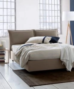 Talamo Italia Lits Lit Coffre Cm 140x200 En Tissu Marron -Sommiers Soldes lit coffre cm 140x200 en tissu marron 8